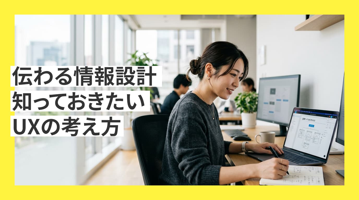 “伝わる企業サイト”をつくる情報設計：UXプロセスとデザイナーの1日